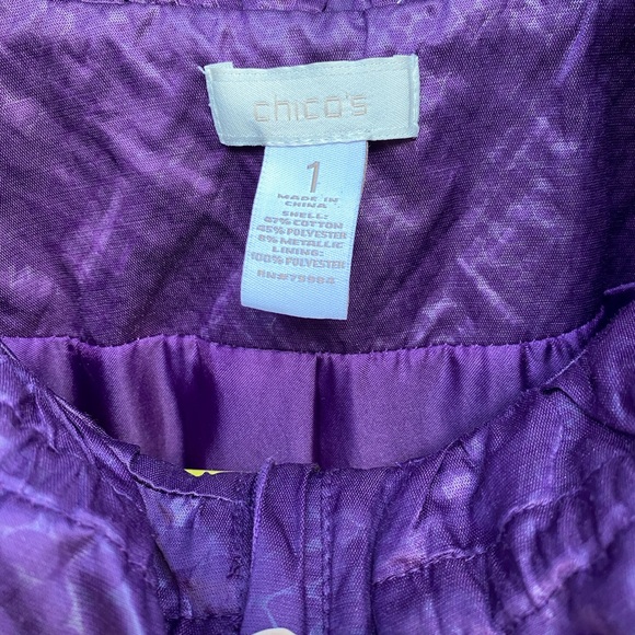 Purple Jacket with Ruffle Collar - Picture 4 of 6